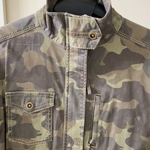 Marrakech camo “utility” jacket   Anthropologie.  NWT